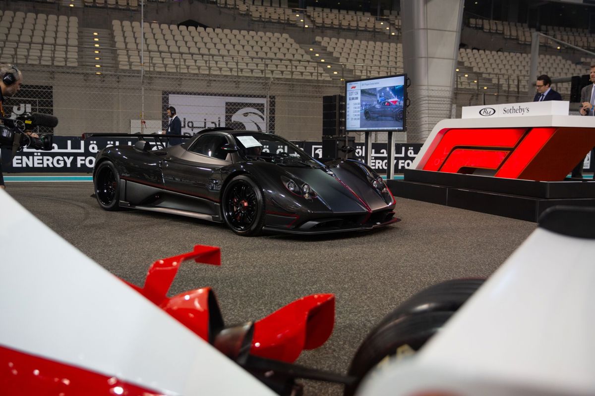 2017 Pagani Zonda Aether offered at RM Sotheby’s Abu Dhabi live auction 2019
